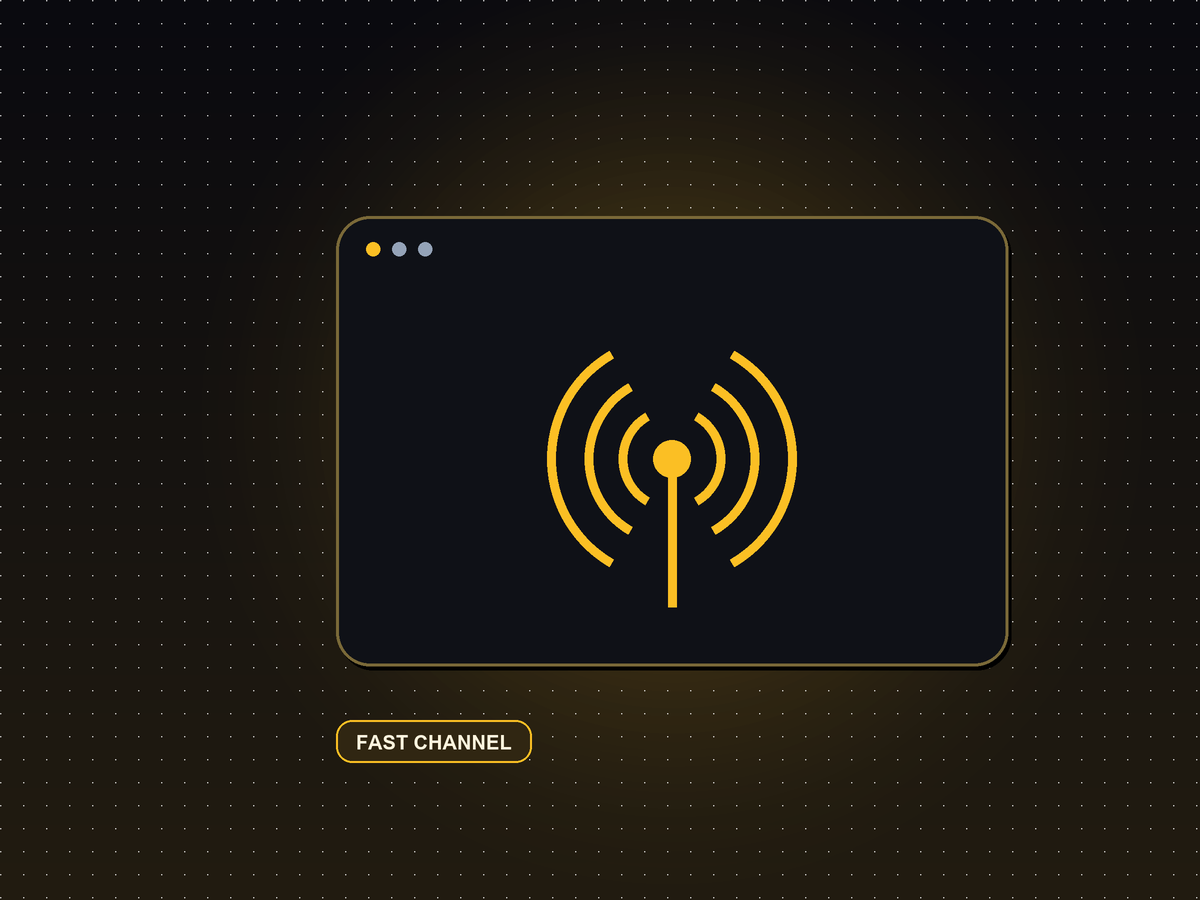 A 24/7 FAST channel running on a connected TV